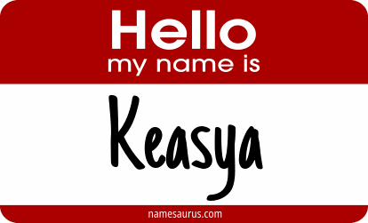 Hello my name is Keasya png download