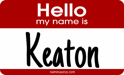 Hello my name is Keaton png download
