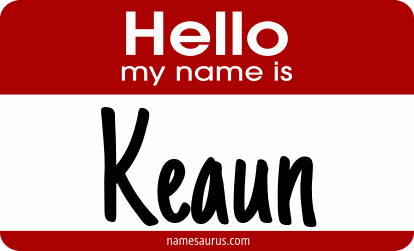 Hello my name is Keaun png download