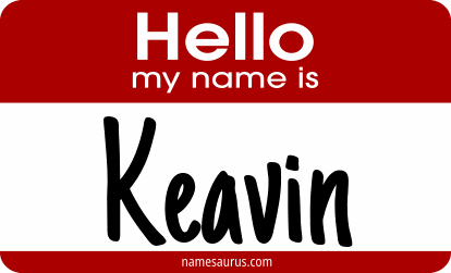 Hello my name is Keavin png download