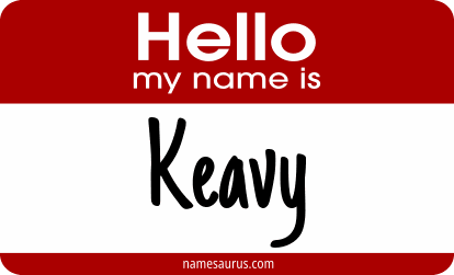 Hello my name is Keavy png download