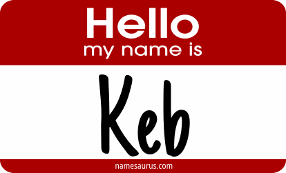 Hello my name is Keb png download