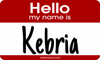 Hello my name is Kebria png download