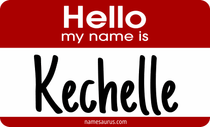 Hello my name is Kechelle png download