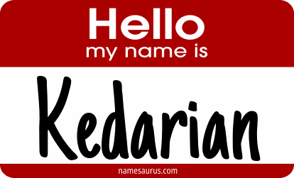 Hello my name is Kedarian png download