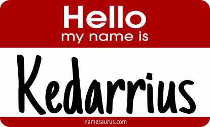 Hello my name is Kedarrius png download