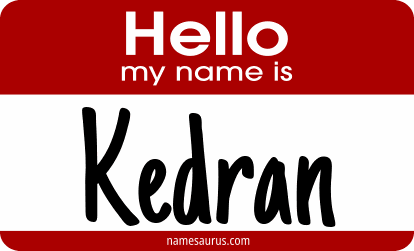 Hello my name is Kedran png download