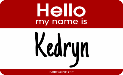 Hello my name is Kedryn png download