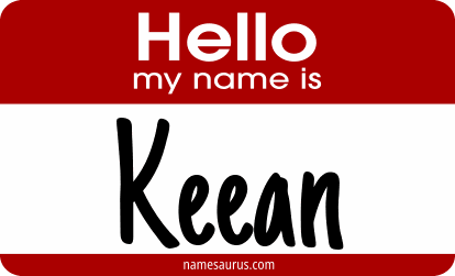 Hello my name is Keean png download