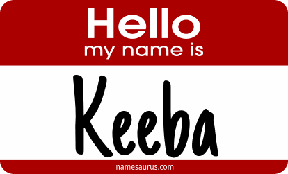 Hello my name is Keeba png download