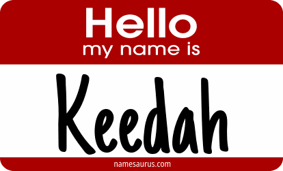 Hello my name is Keedah png download