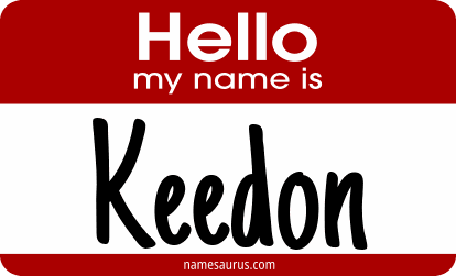 Hello my name is Keedon png download