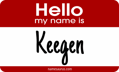Hello my name is Keegen png download