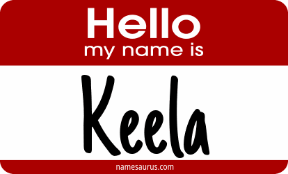 Hello my name is Keela png download