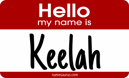Hello my name is Keelah png download