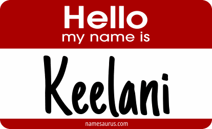Hello my name is Keelani png download