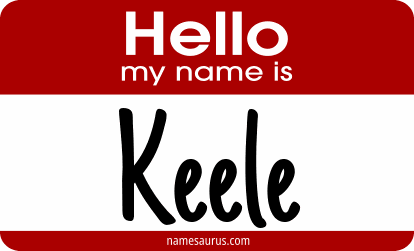 Hello my name is Keele png download