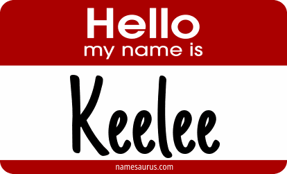 Hello my name is Keelee png download
