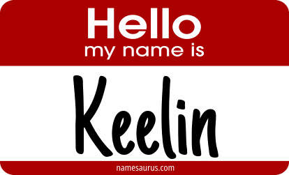 Hello my name is Keelin png download