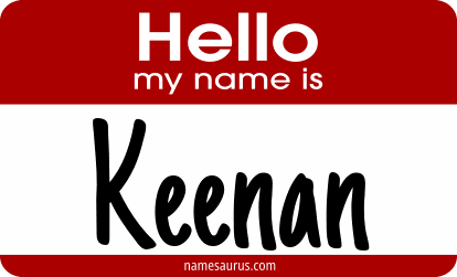 Hello my name is Keenan png download
