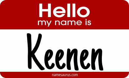 Hello my name is Keenen png download