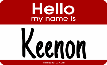 Hello my name is Keenon png download