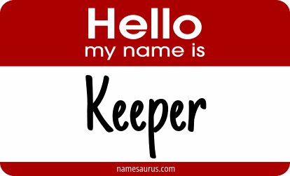 Hello my name is Keeper png download