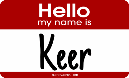 Hello my name is Keer png download