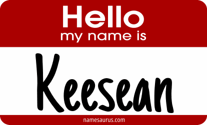 Hello my name is Keesean png download