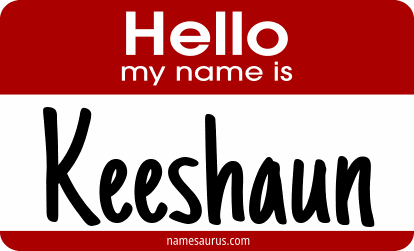 Hello my name is Keeshaun png download