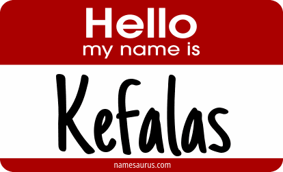Hello my name is Kefalas png download