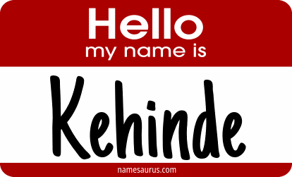 Hello my name is Kehinde png download