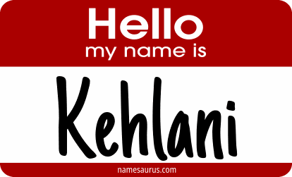 Hello my name is Kehlani png download