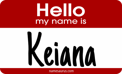Hello my name is Keiana png download