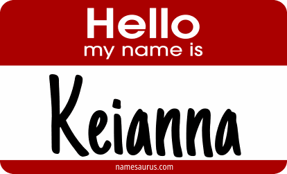 Hello my name is Keianna png download