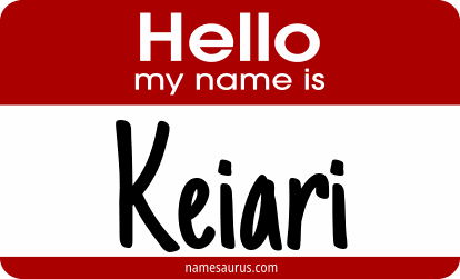 Hello my name is Keiari png download
