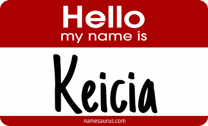 Hello my name is Keicia png download
