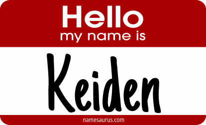Hello my name is Keiden png download