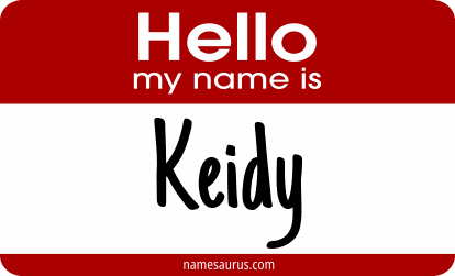 Hello my name is Keidy png download