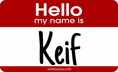 Hello my name is Keif png download