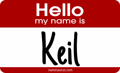 Hello my name is Keil png download