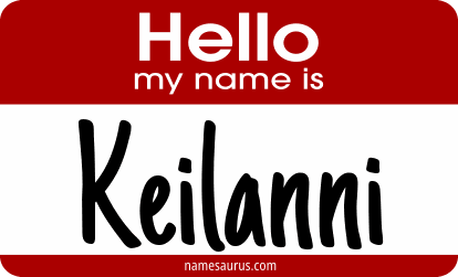 Hello my name is Keilanni png download