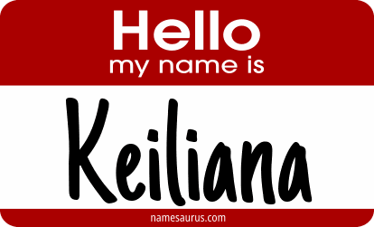Hello my name is Keiliana png download