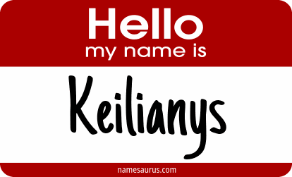 Hello my name is Keilianys png download