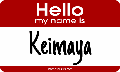 Hello my name is Keimaya png download