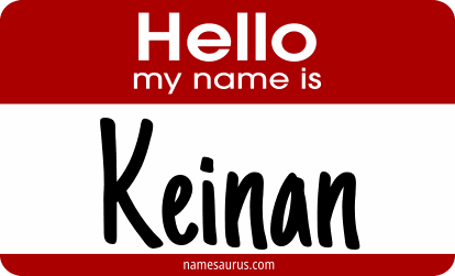 Hello my name is Keinan png download