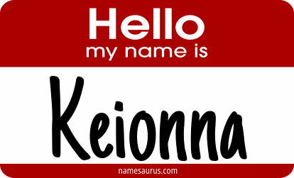 Hello my name is Keionna png download