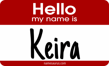 Hello my name is Keira png download