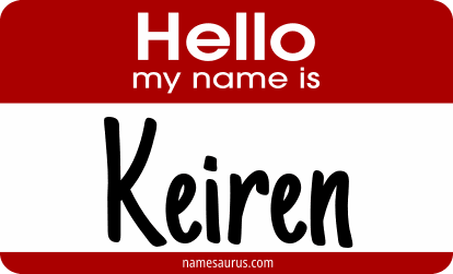 Hello my name is Keiren png download
