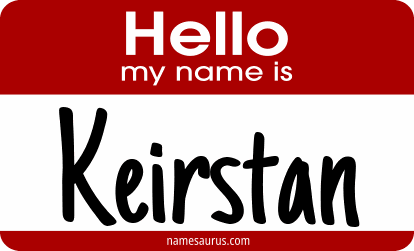 Hello my name is Keirstan png download